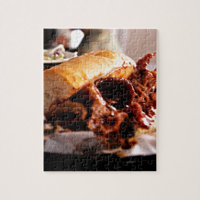 BBQ Beef Brisket Sandwich Jigsaw Puzzle (Vertical)