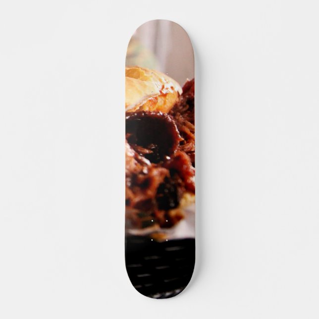 BBQ Beef Brisket Sandwich Skateboard (Front)