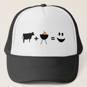 BBQ Beef Happy Trucker Hat
