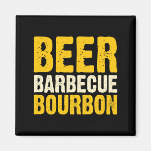 Bbq Beer Barbecue Backyard Grill Party Magnet