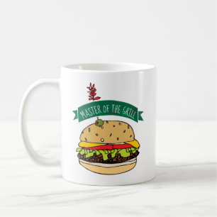 BBQ Burger Master of the Grill Coffee Mug