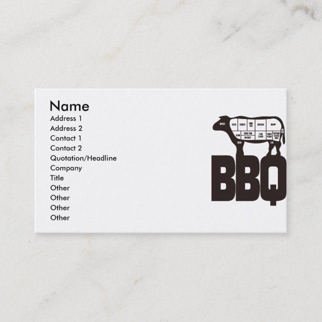 BBQ BUSINESS CARD (Front)