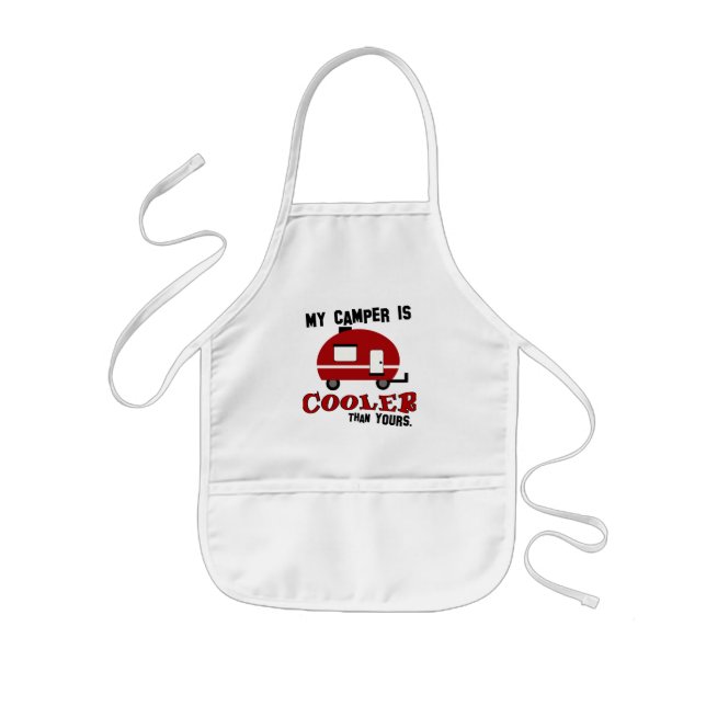 BBQ Camping Kids' Apron (Front)