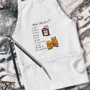 BBQ Checklist Apron