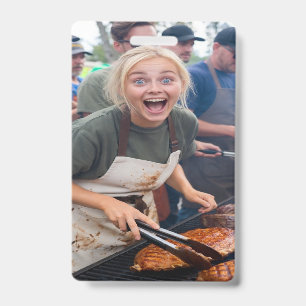 BBQ Cook Off Photo Customise ID Badge