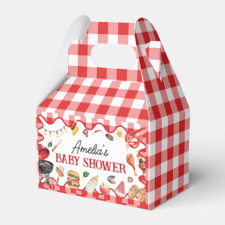 BBQ Cookout Baby Shower Baby Q Thank You Favour Box