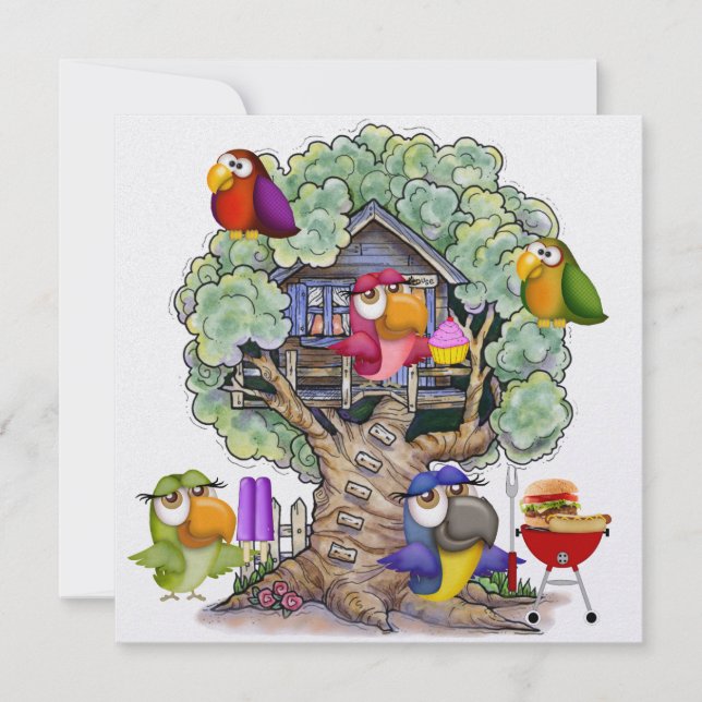 BBQ - Cookout - Party - SRF Invitation (Front)