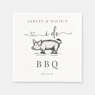 BBQ   Couples Shower   Rustic Rehearsal   Roast Napkin