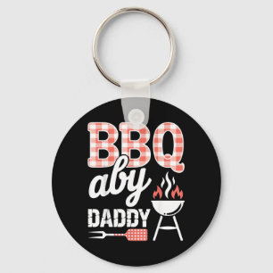 BBQ Daddy Funny Grill Master Fathers Day Key Ring