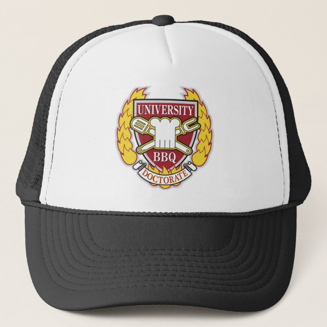 BBQ Doctorate Trucker Hat (Front)
