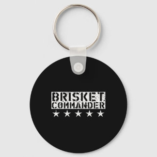 [bbq Dude] Brisket Commander Bbq Shirt  Key Ring
