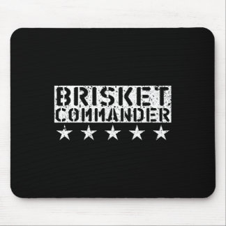 [bbq Dude] Brisket Commander Bbq Shirt  Mouse Mat