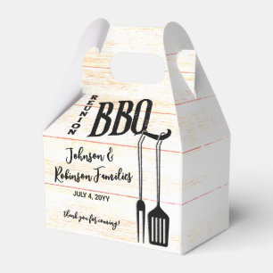 BBQ Family Reunion Favour Box