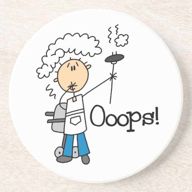 BBQ Gone Bad Coaster (Front)