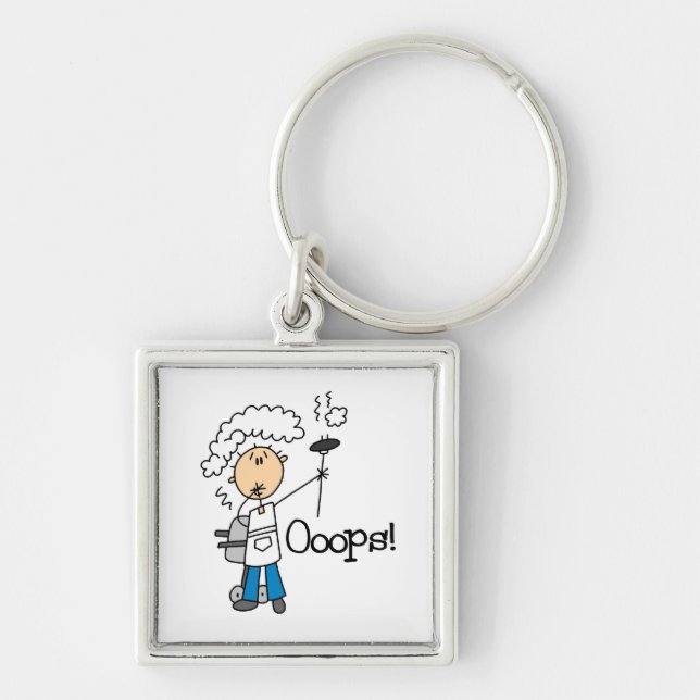 BBQ Gone Bad Key Ring (Front)