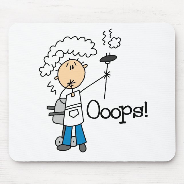 BBQ Gone Bad Mouse Mat (Front)