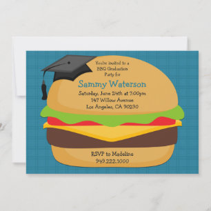 BBQ Graduation Party Invitation Class of 2013