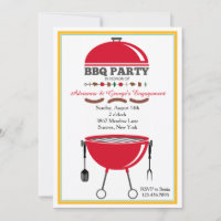 BBQ Grill Invitation