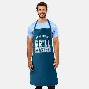BBQ Grill Master Personalised Best Dad Father's Apron
