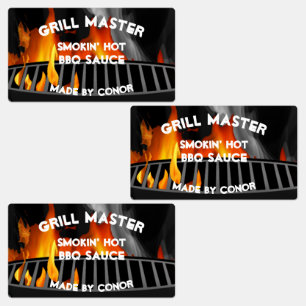 BBQ Grill Sauce Smokin Hot 2.6 x 1.5"