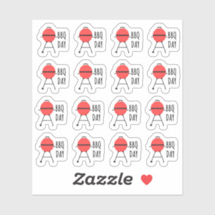 BBQ Grill Summer Grilling Day Calendar Planner