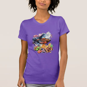 BBQ grill watercolor T-Shirt