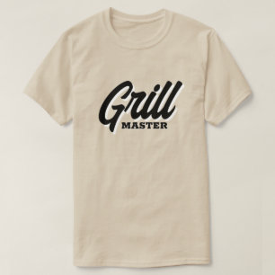 BBQ GrillMaster summer t-shirt for chef cook