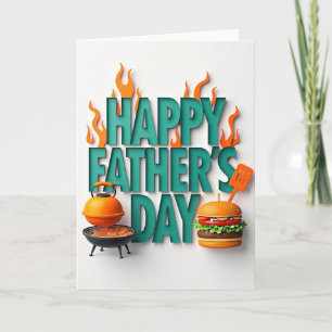 Bbq Happy Fathers Day Card