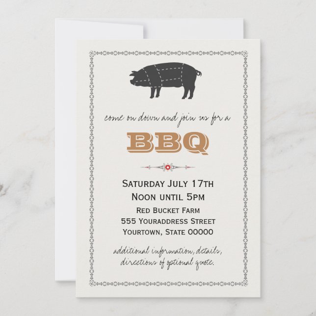 BBQ Invitation (Front)