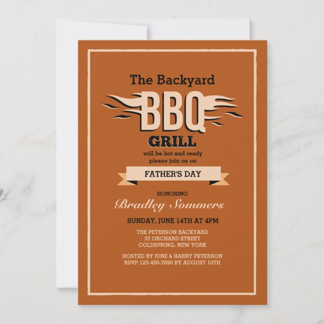 BBQ Invitation (Front)