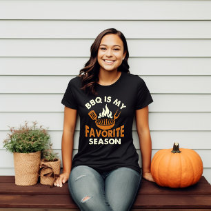 BBQ Is My Favourite Season Autumn T-Shirt