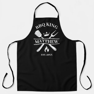 BBQ King Barbecue Personalized Apron