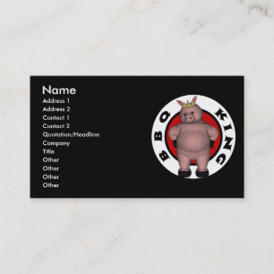 "BBQ King" Business Cards