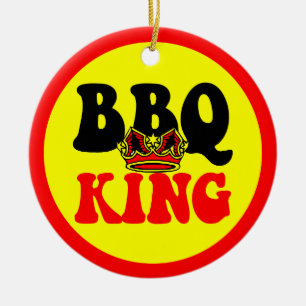 BBQ King Ceramic Tree Decoration