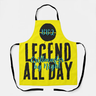 BBQ King Desig    Grillmaster Gift   Funny Quote Apron