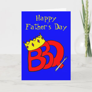 BBQ King Father's Day Card
