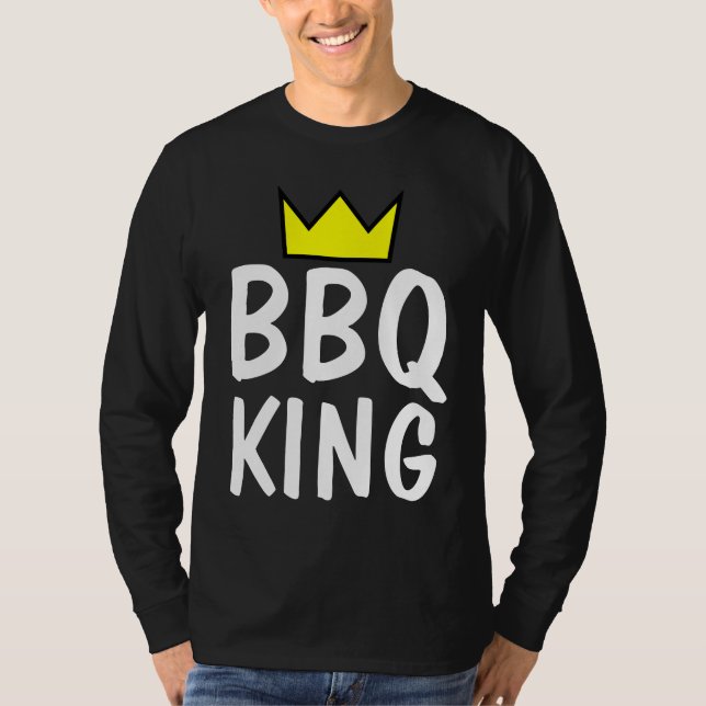 BBQ KING MEN'S Funny T-shirts (Front)
