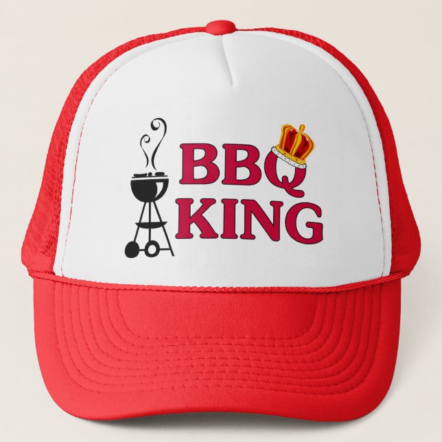 BBQ King Trucker Hat (Front)