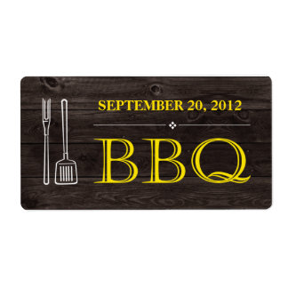 BBQ Label