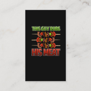 BBQ Lover Chef Summer Smoke Grill Season Business Card