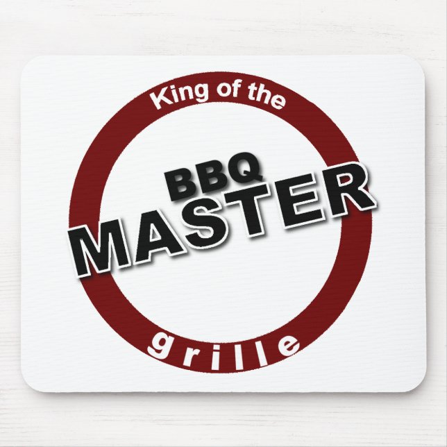 BBQ Master King of the Grille Mouse Mat (Front)