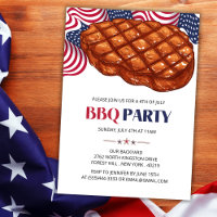 BBQ Meat Steak Patriotic 4th Of July Party