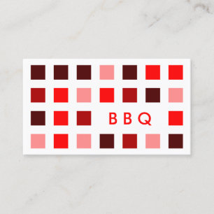 BBQ (mod squares) Business Card