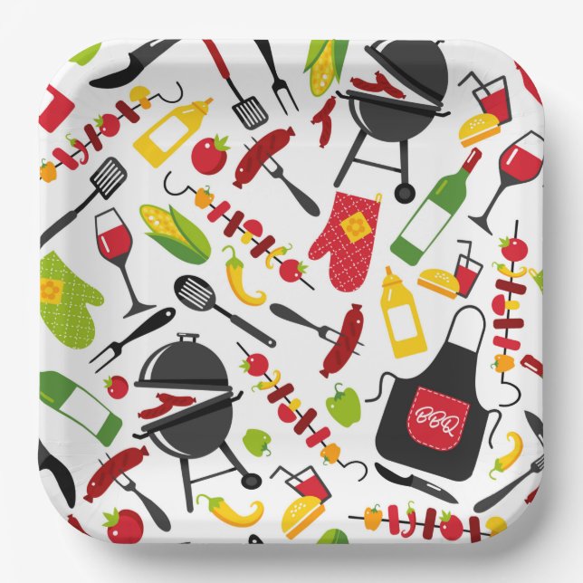 BBQ  PAPER PLATE (Front)