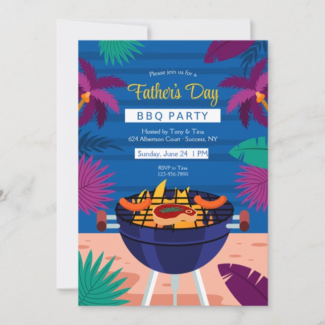 BBQ Party Invitation (Front)