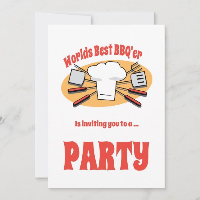 BBQ Party Invitation (Front)