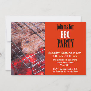 BBQ party Invitation