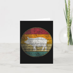 Bbq pig - vintage birthday mother's father's day card