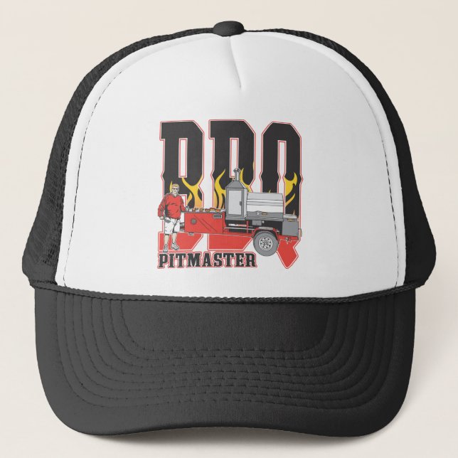 BBQ Pit Master Trucker Hat (Front)