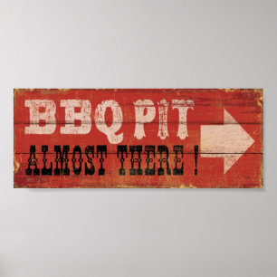 BBQ Pit Poster